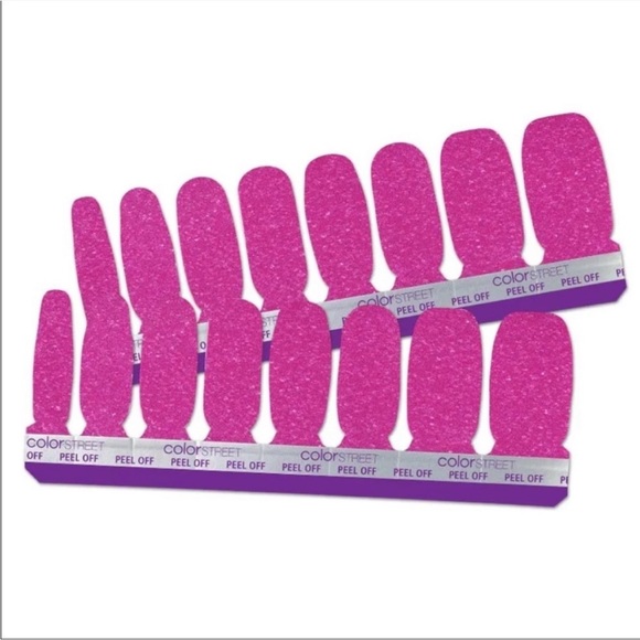 *Retired* Color Street: Show Time | Pink Orchid Barbie Glitter Spring Summer - Picture 13 of 13